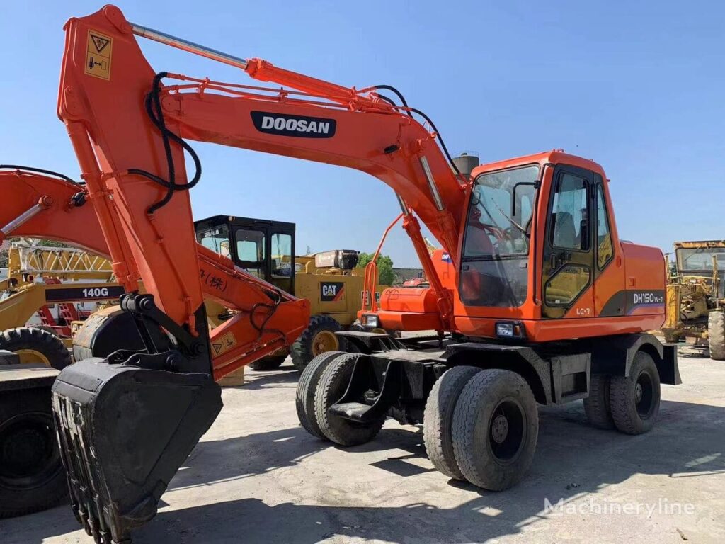 DH150W Doosan 10-15ton Wheel Excavator